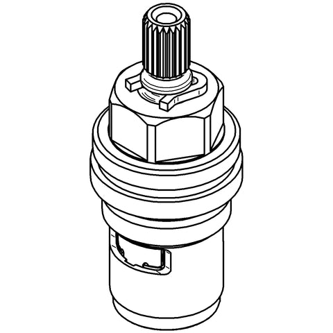 Grohe - Oberteil 440441 90 Grad für Eichelberg Standventil chrom