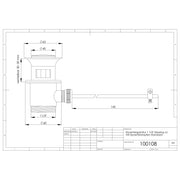 Adolf Schmidt - Ablaufgarnitur Standard 11/4 mit Excenterstopfen Standard chrom