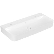 VILLEROY & BOCH - WT Finion 1000x470mm re-eckig 2HL. o. ÜL. geschliffen Stone White cplus