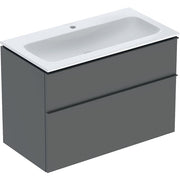 Geberit Vertriebs - iCon Set MWT m. US, 2 Schubl. 90x63x48cm, lava/KeraTect