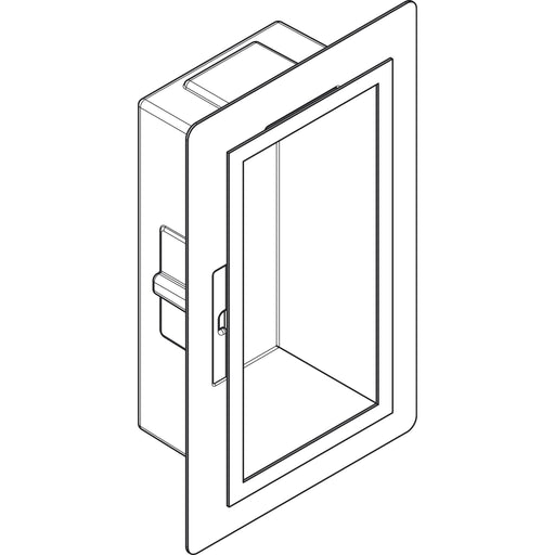 Hansgrohe - XtraStoris Individual Wandnische mit Designrahmen 300x150x100mm MW/MW