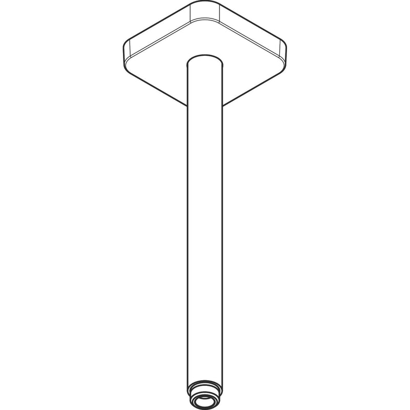 Hansgrohe - Decken-Anschlussstück Axor DN15 300mm softsquare chrom