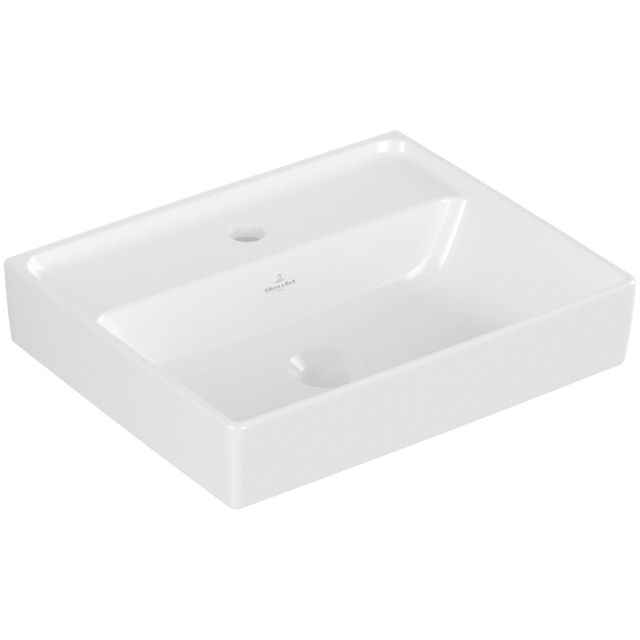 VILLEROY & BOCH - Handwaschbecken COLLARO 433446 450x370mm Eckig Weiß Alpin