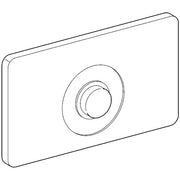 Grohe - Platte und Druckknopf 42261 Edelstahl
