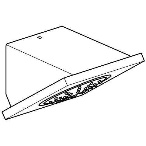 Grohe - Kopfbrause RAINSHOWER F-Series 5 27253 Wandmontage 127 mm x 127 mm chrom