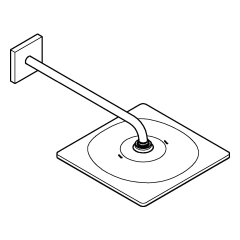 Grohe - Kopfbrauseset Rainshower 310 Mono Cube 26564 BA 422mm 9,5l/min warm sunset