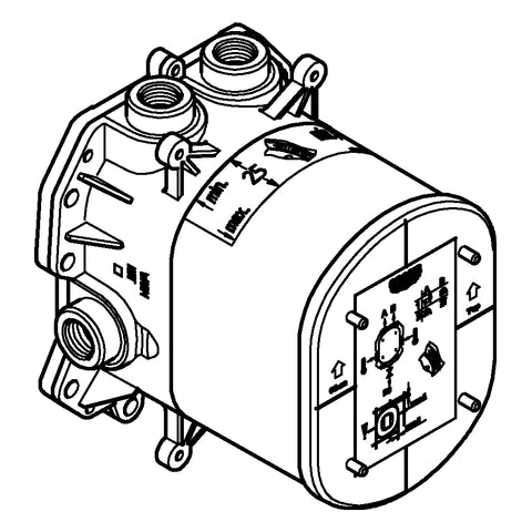 Grohe - UP-Universal Einbaukörper RAPIDO T 35500 inkl. Funktionseinheit