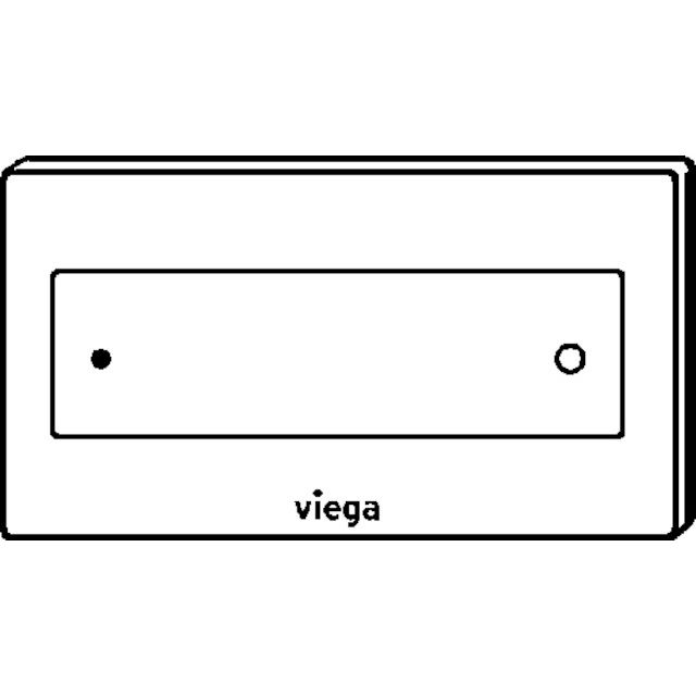 Viega - WC Betätigungsplatte Visign for Style 12 8332.1 weiß-alpin
