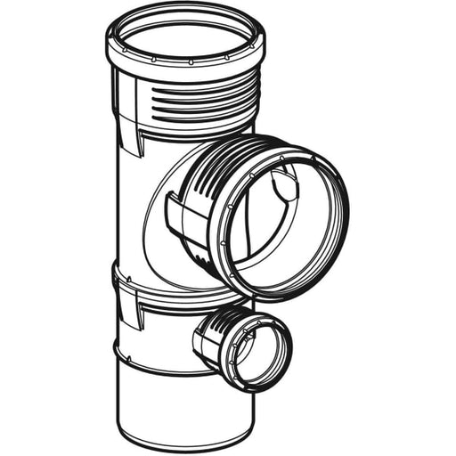 Geberit Vertriebs - Silent-PP Kombiabzweig 110/50 87,5Gr 390558141