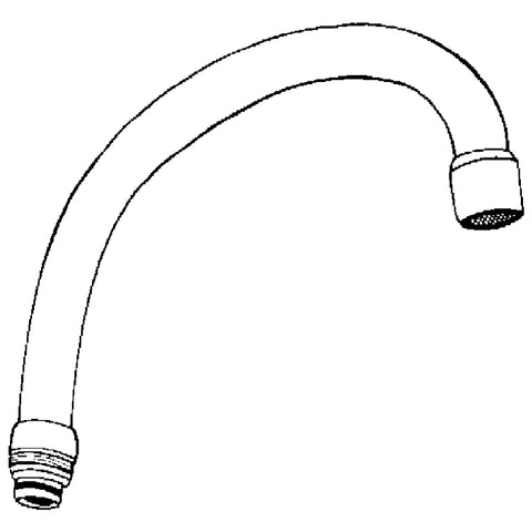 Grohe - Rohrauslauf Costa schwenkbar 13072 Ausladung 140mm M22x1x95 chrom
