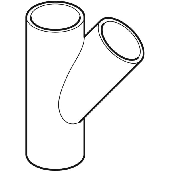 Geberit Vertriebs - PE Abzweig 45Gr d75/75 365.125.16.1