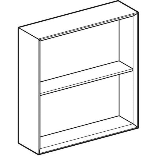 Geberit Vertriebs - iCon Regal quadratisch 45x46,7x13,2cm, weiß hochglanz