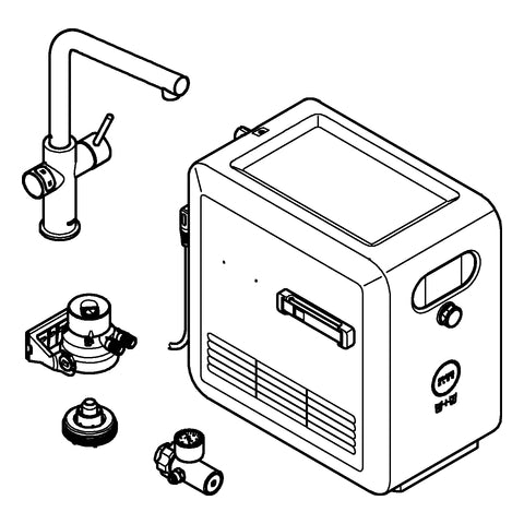 Grohe - BLUE Professional StarterKit 31347 L-Auslauf Bluetooth/WIFI chrom