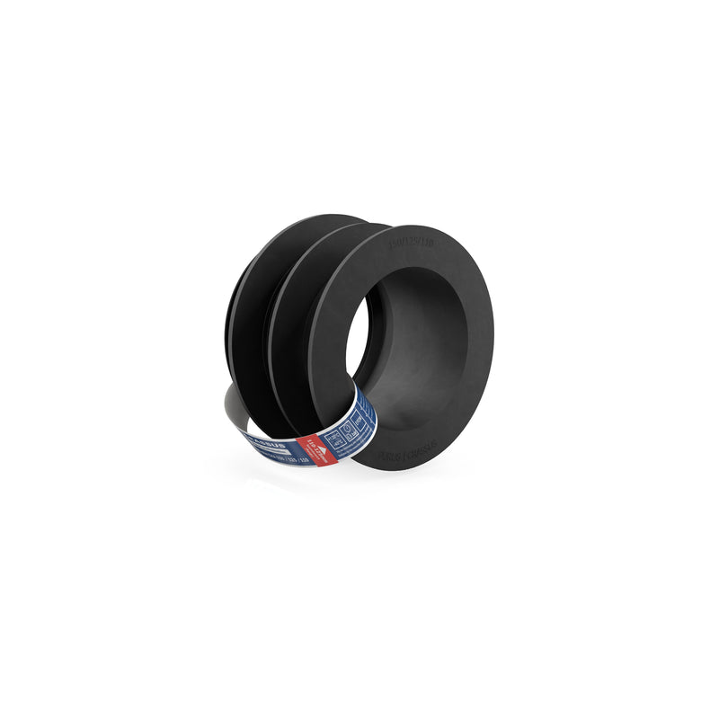 CRASSUS - Kombiadapter CKA 150/125 / 110 druckdicht bis 0,5 bar,TPE