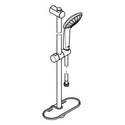 Grohe - Brausegarnitur Euphoria 110 Duo 27230_1 600mm mit Seifenschale chrom
