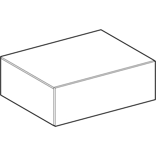 Geberit Vertriebs - Seitenschrank XENO2 mit 1 Schublade 58x20x46,2cm, sculturagrau