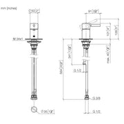 Dornbracht - Wannen-EHM für W.-randmont. META 29300660 chrom