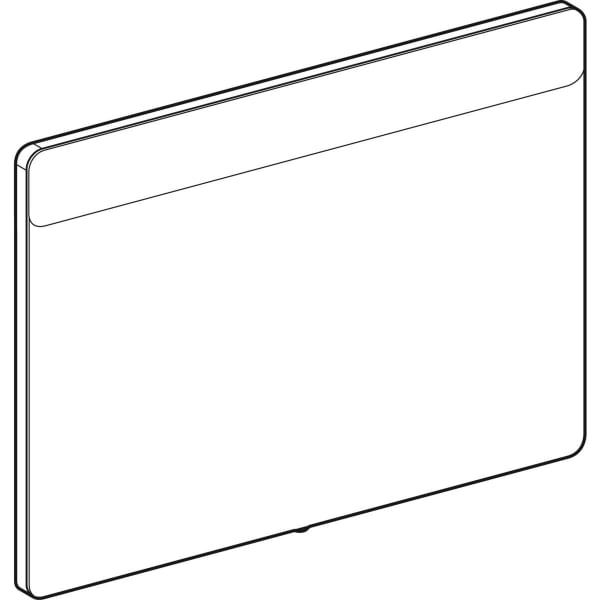 Geberit Vertriebs - Option Lichtspiegel Beleuchtung oben, 90x65x3,5mm
