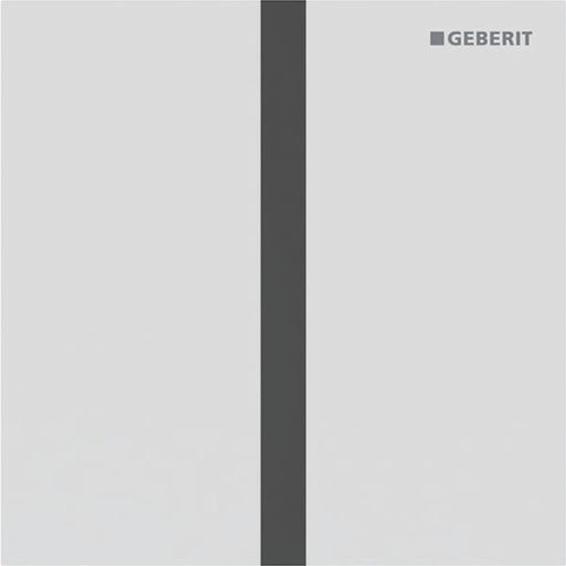 Geberit Vertriebs - Typ 40 UR-Strg. m. elektron. Sp-Ausl. Batt.-Betr., Square, weißmatt/Etc