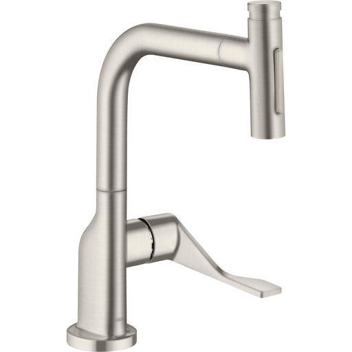 Hansgrohe - Spültischmischer 230 Select 2jet Axor Citterio Ausziehbrause steel