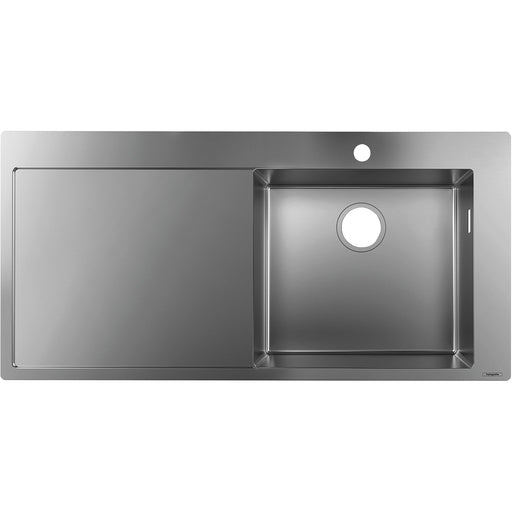 Hansgrohe - Einbauspüle 450 mit Abtropffläche S715-F450