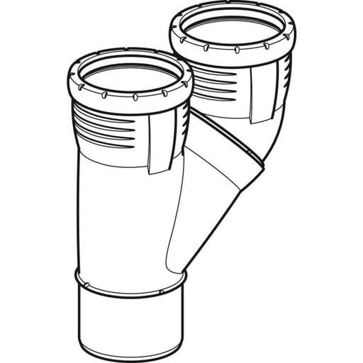 Geberit Vertriebs - Silent-Pro Parallelabzweig 45Gr d110/90