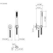 Dornbracht - Schlauchbrausegarnitur TARA 2780289208 platin