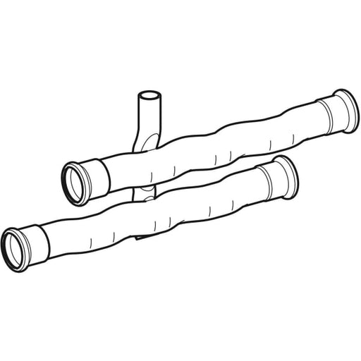 Geberit Vertriebs - C-Stahl HZK-Anschluss f.Rücklauf verzinkt, Du.: 18 - 15mm, # 23603