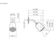 Dornbracht - Kopfbrause IMO 28504670 messing gebürstet
