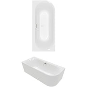 VILLEROY & BOCH - Vorwand-BW Loop&Friends OVAL 1700x750x600mm OVAL li Ausf. CoD weAlpin