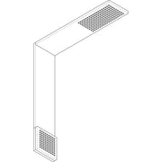 Hansgrohe - Brausenmodul 110/220 Axor ShowerComposition 1jet Schulterbr.MSW