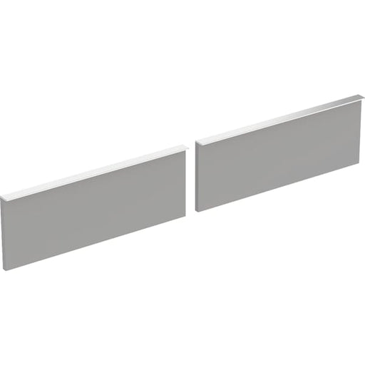 Geberit Vertriebs - Schubladenfront Platin, 2 Stück zu ICON WTU 840122