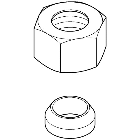 Grohe - Quetschverschraubung 12914 3/8x10 chrom