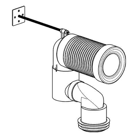 Grohe - WC-Ablaufbogen 39551 vertikal 200 - 250mm