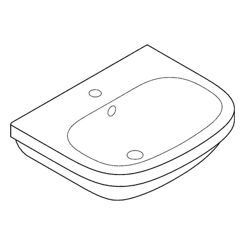 Grohe - Waschtisch EURO Keramik 39336 55cm alpinweiß