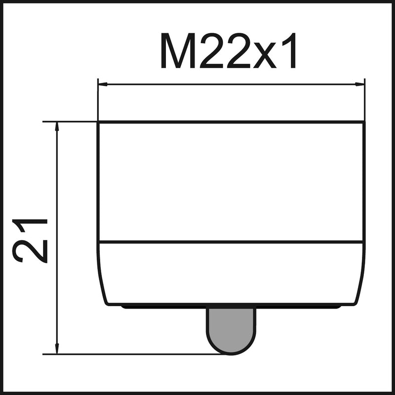 NEOPERL - PUSH Umstellstrahlregler IG M22x1 - 5/11 l/min