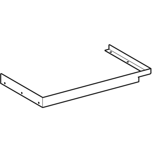 Geberit Vertriebs - Edelstahlblende zu RENOVA Nr.1 COMPRIMO Schrank 862065