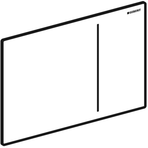 Geberit Vertriebs - Sigma70 BetPl., für 2-Mengen-Sp. Glas sand-grau