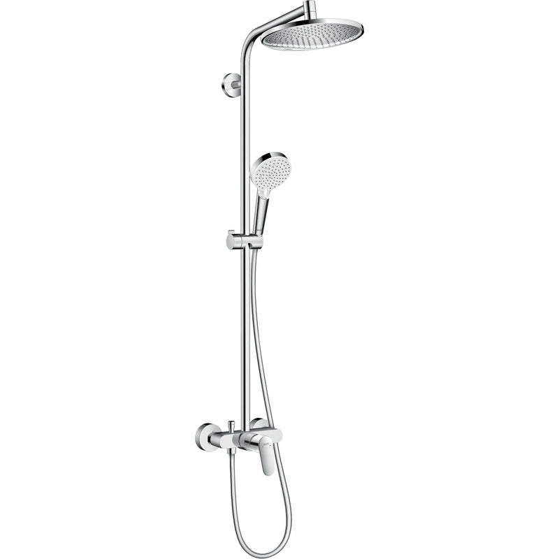 Hansgrohe - Showerpipe CROMETTA S 240 Einhebelmischer chrom