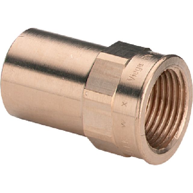 Viega - Einsteckstück SANPRESS 2212.1 15mm x 1/2 IG Siliziumbronze