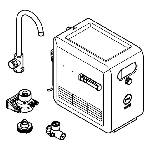 Grohe - BLUE Professional Mono StarterKit 31302 C-Auslauf Bluetooth/WIFI chrom
