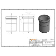 Gebr. Ostendorf - Safe Anschluss DN/OD78 an HTSafe