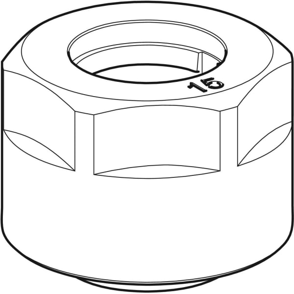 Geberit Vertriebs - Anschlussverschraubung d15-EuG3/4