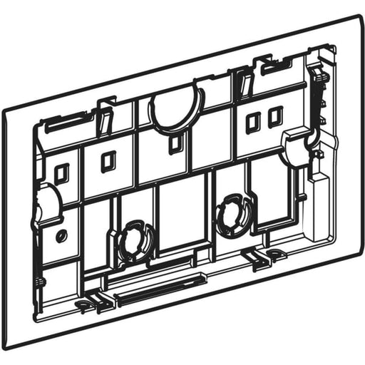 Geberit Vertriebs - Sigma70 Befestigungsrahmen f. BetPl. Square, chrom matt