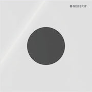 Geberit Vertriebs - Typ 40 UR-Strg. m. elektron. Sp-Ausl. Netz.-Betr., Round, Glas, weiß