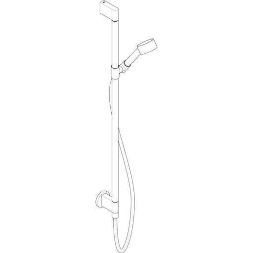 Hansgrohe - Brauseset AXOR One 75 1jet Eco mit Wandanschluss chrom