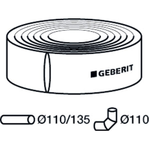Geberit Vertriebs - Dämmschlauch aus PE d110/135 310.921 (RL: 15 m) j.M