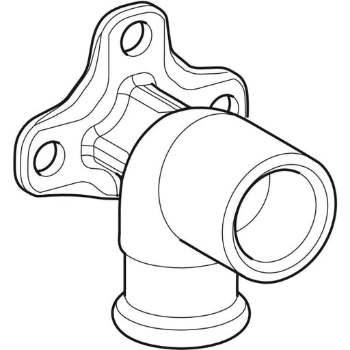 Geberit Vertriebs - Rotguss Deckenwinkel, lang 12mm x 1/2 IG, # 63452