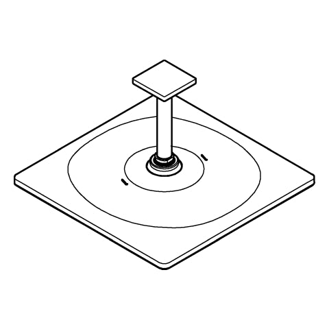 Grohe - Kopfbrauseset Rainshower 310 Mono Cube 26566 DA 142mm 9,5l/m. cool sunrise