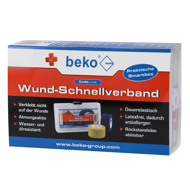 beko - Wundschnellverband 2 Rollen á 4,5m Br. 2,5cm